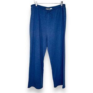 Liz Claiborne Lizwear Sweatpants Casual Denim Color Pull On Pants Women Large